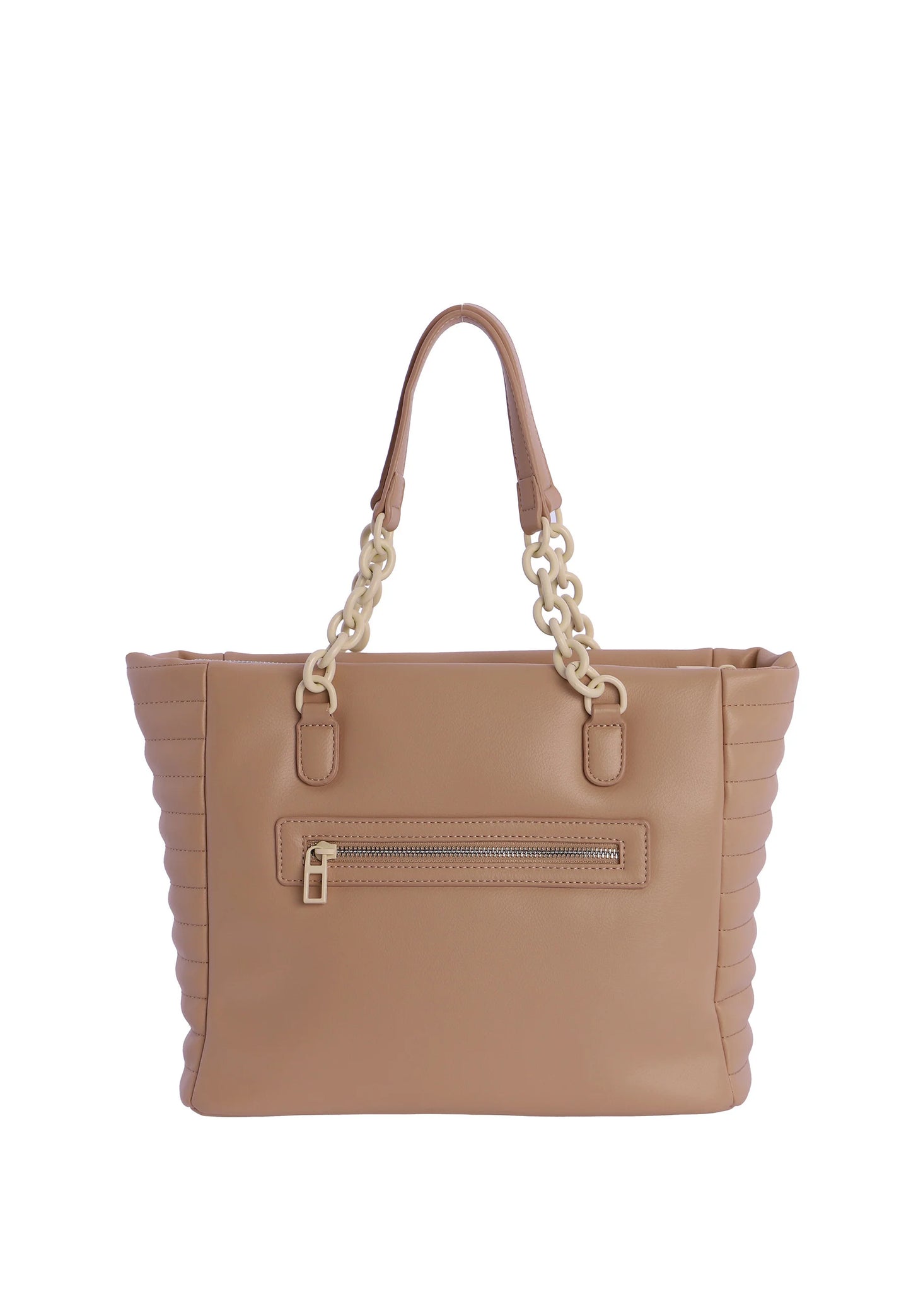 Shopper camel don algodon