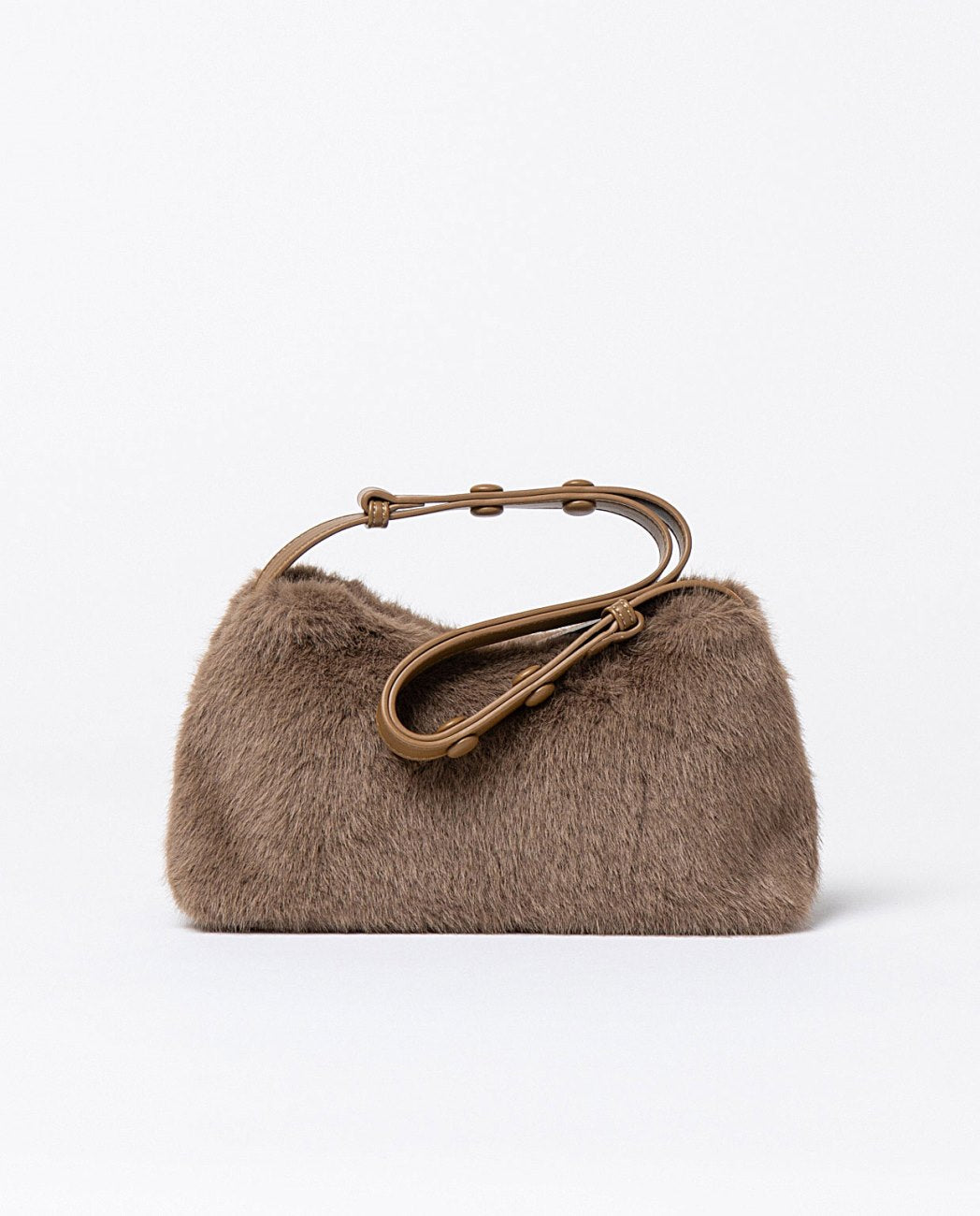 Bolso en pelo con asa multiposicion Kaki Surkana