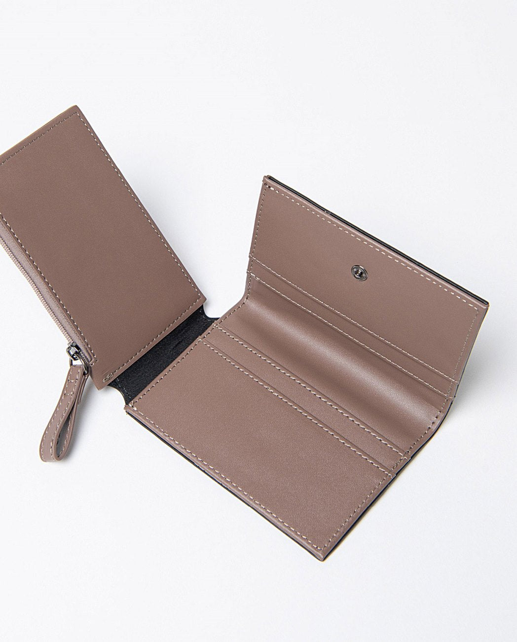 Cartera pequeña bicolor Negro Surkana