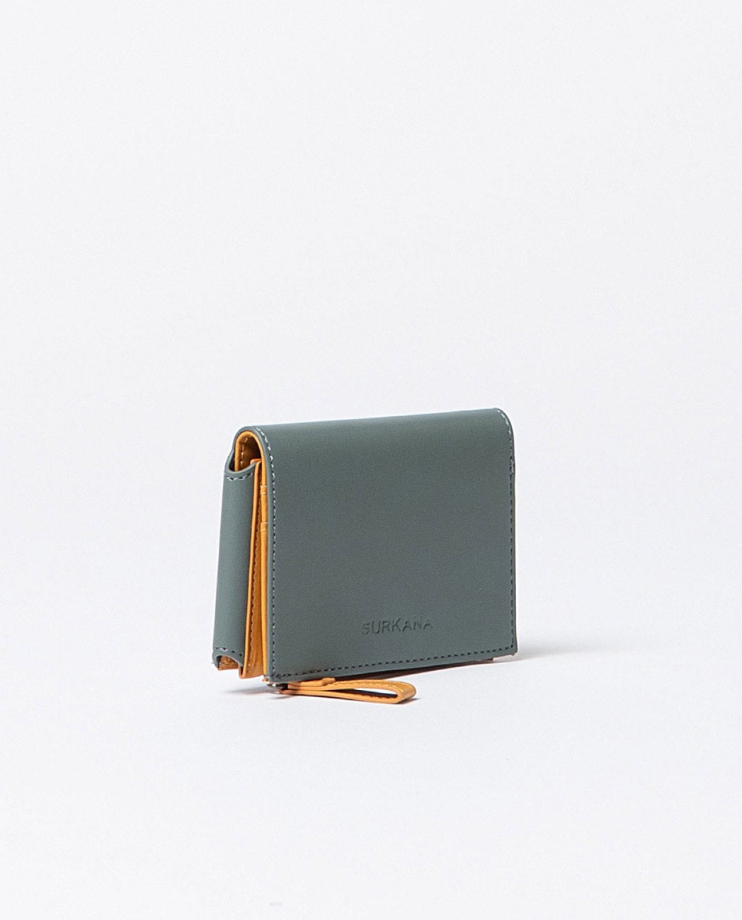 Cartera pequeña bicolor Azul acero Surkana