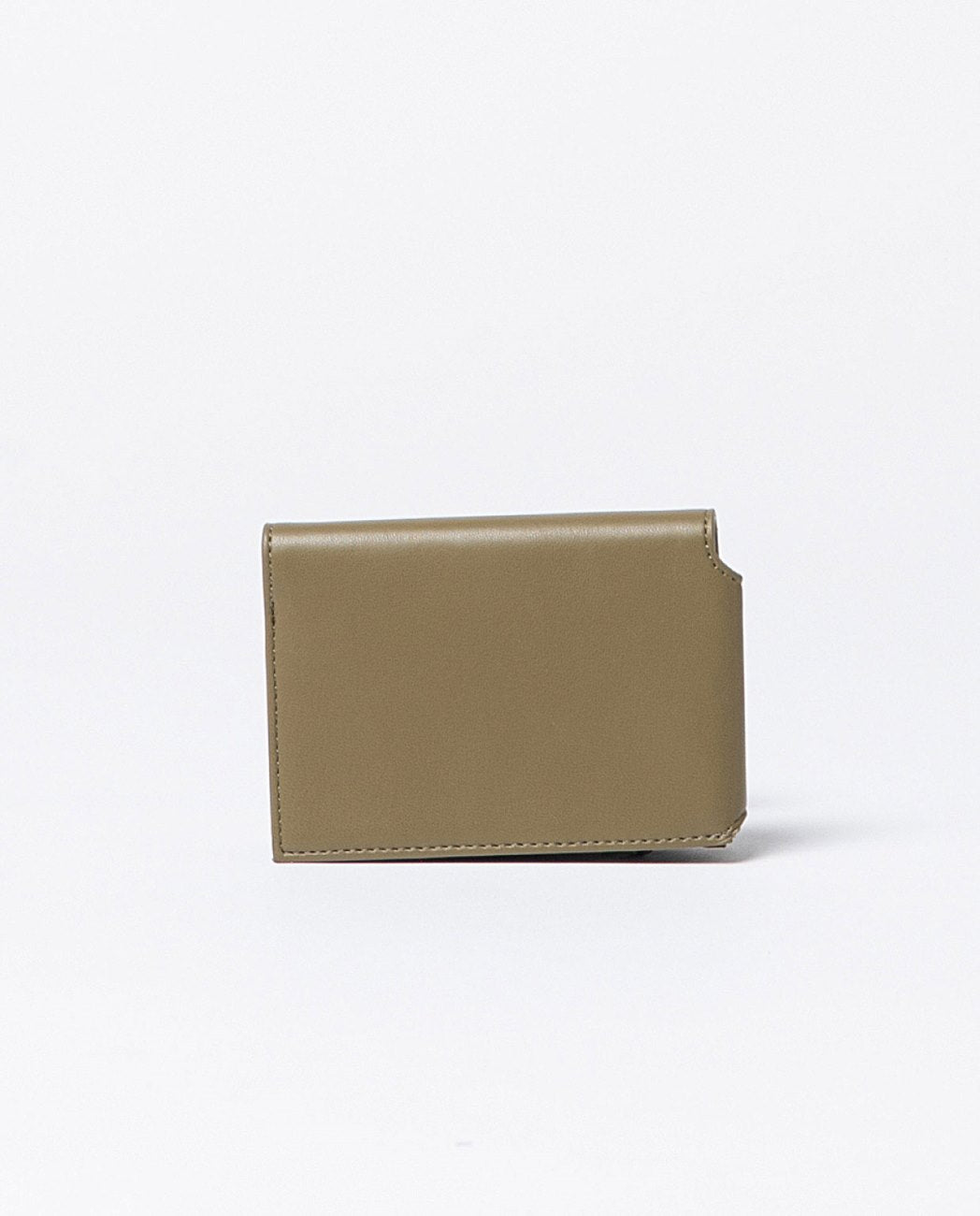 Cartera pequeña bicolor Kaki