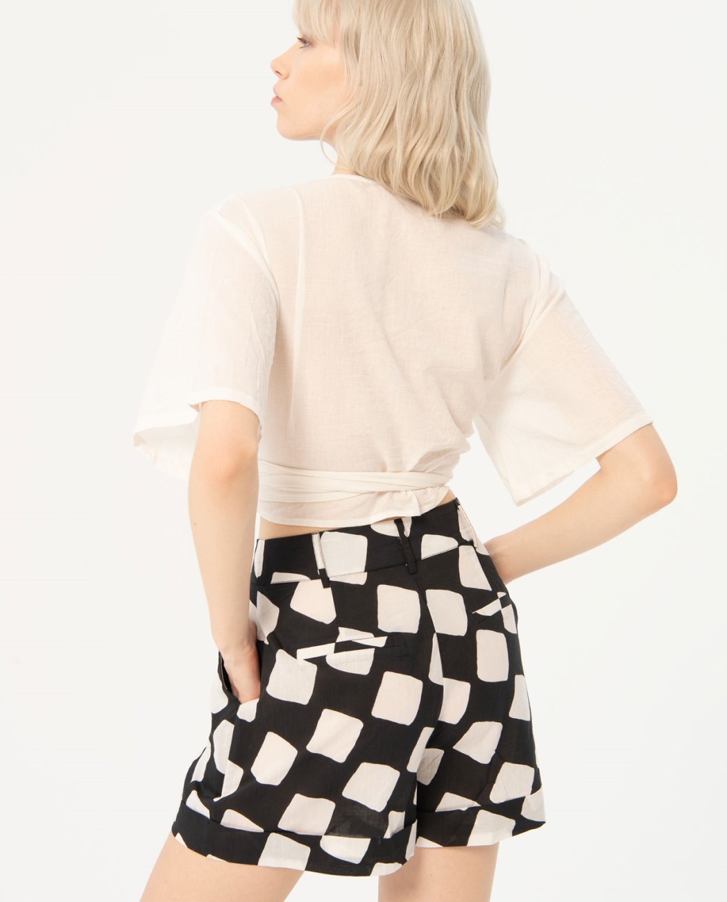 Short estampado calidad voile Surkana