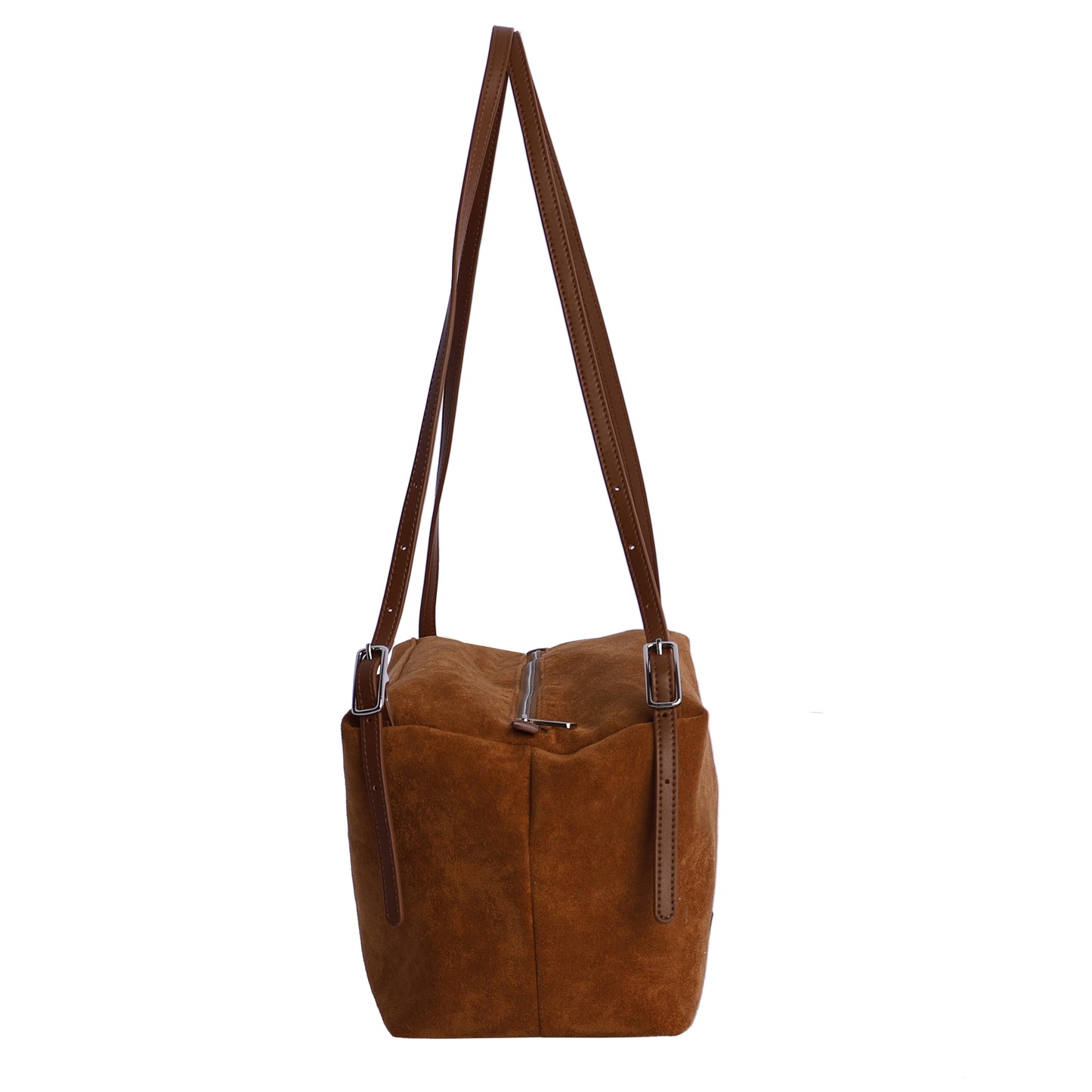 Bolso hombro marrón amichi