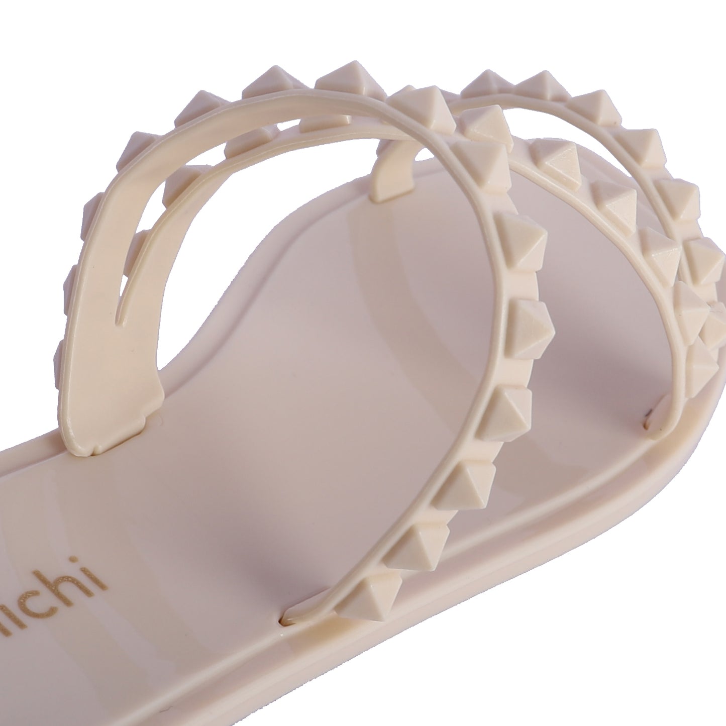 Sandalia beig tachuelas amichi