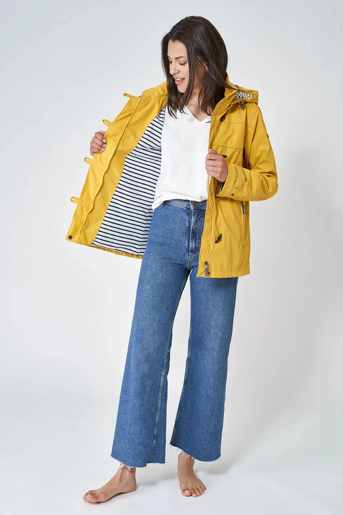 Chubasquero amarillo mujer Batela