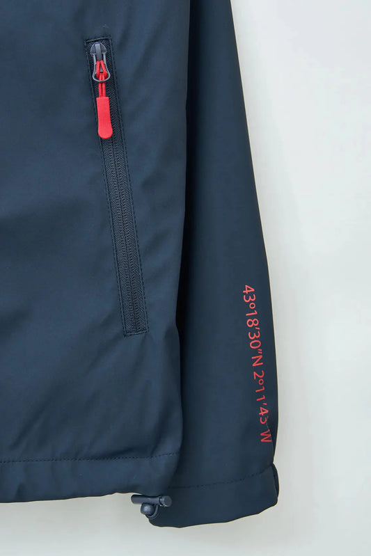 Chubasquero azul marino hombre Batela