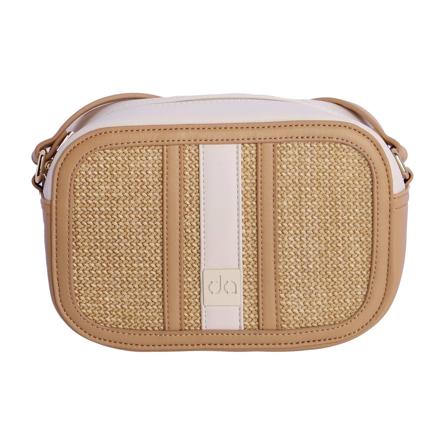 Bandolera natural blanco don algodon