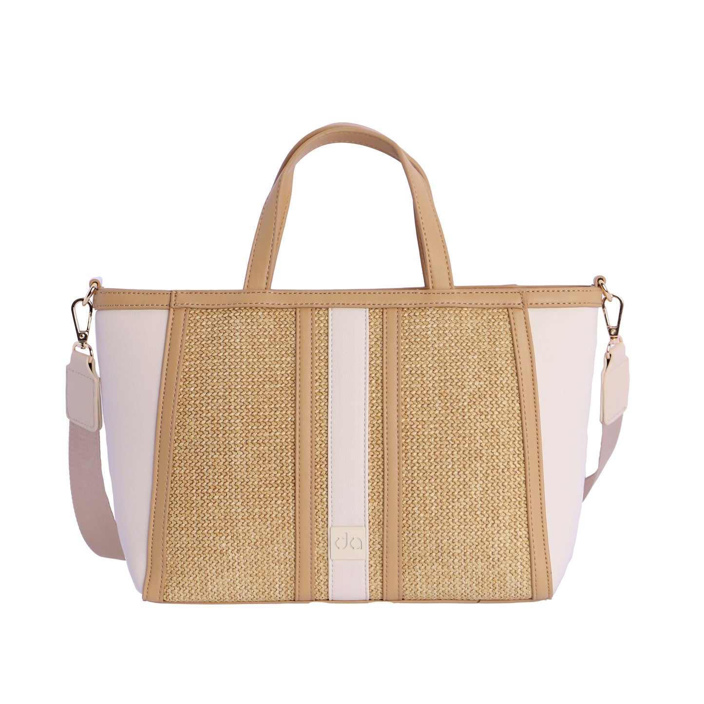 Shoper con asa natural don algodon