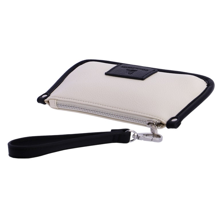 Bolso mano negro blanco don algodon