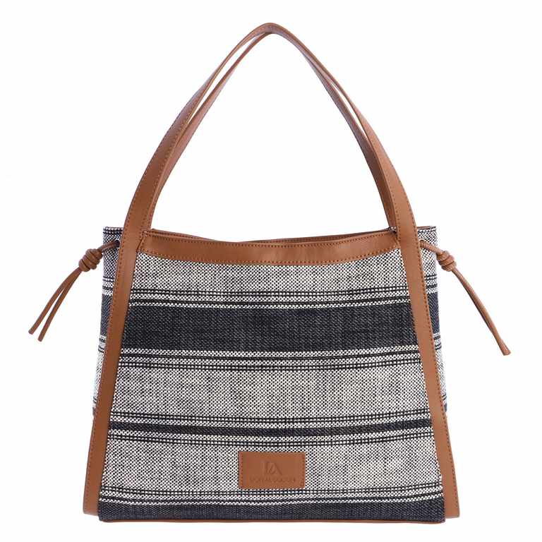 Bolso hombro marfil don algodon