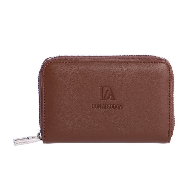 Cartera marrón don algodon