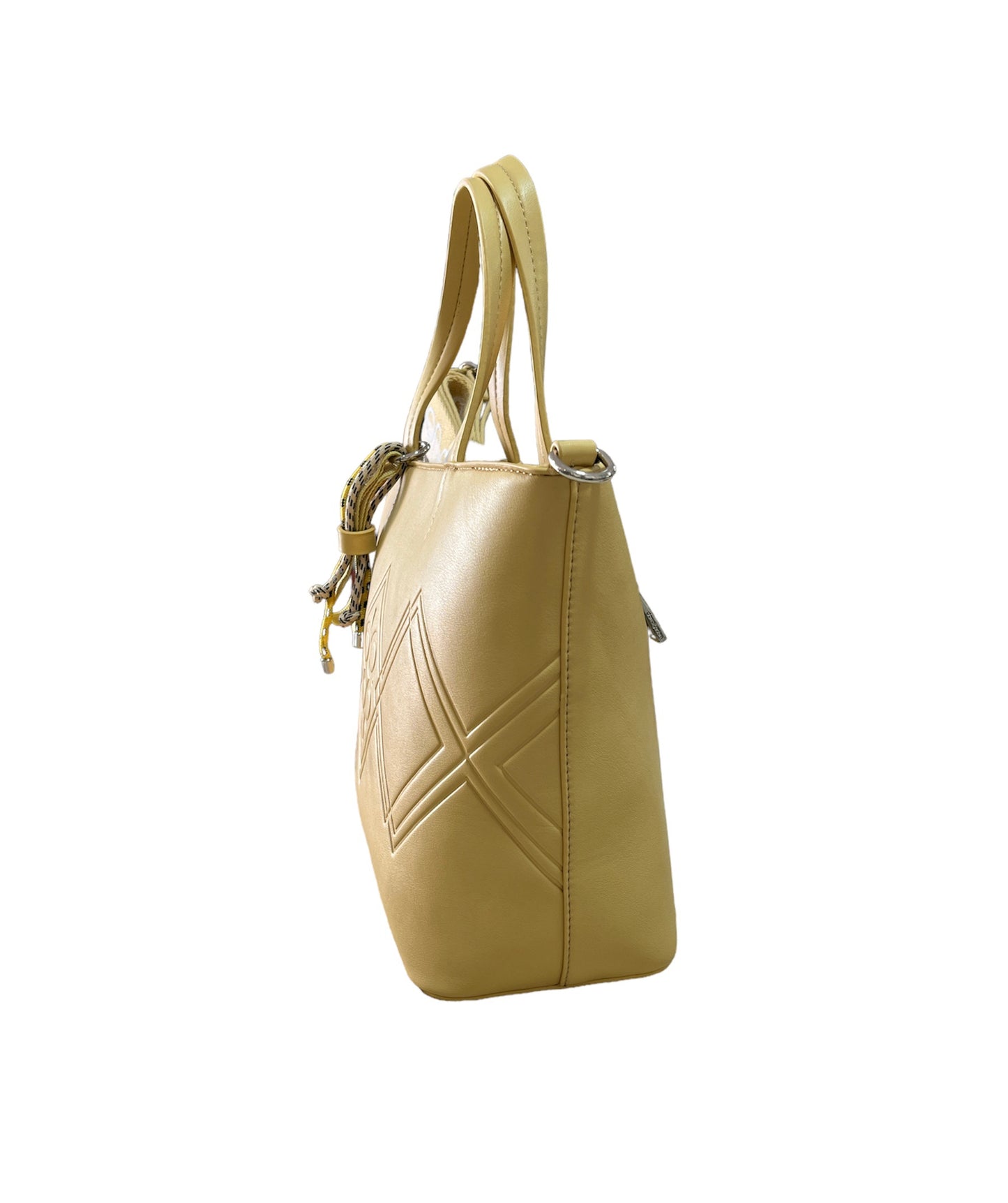 Bolso mano bandolera mostaza don algodón