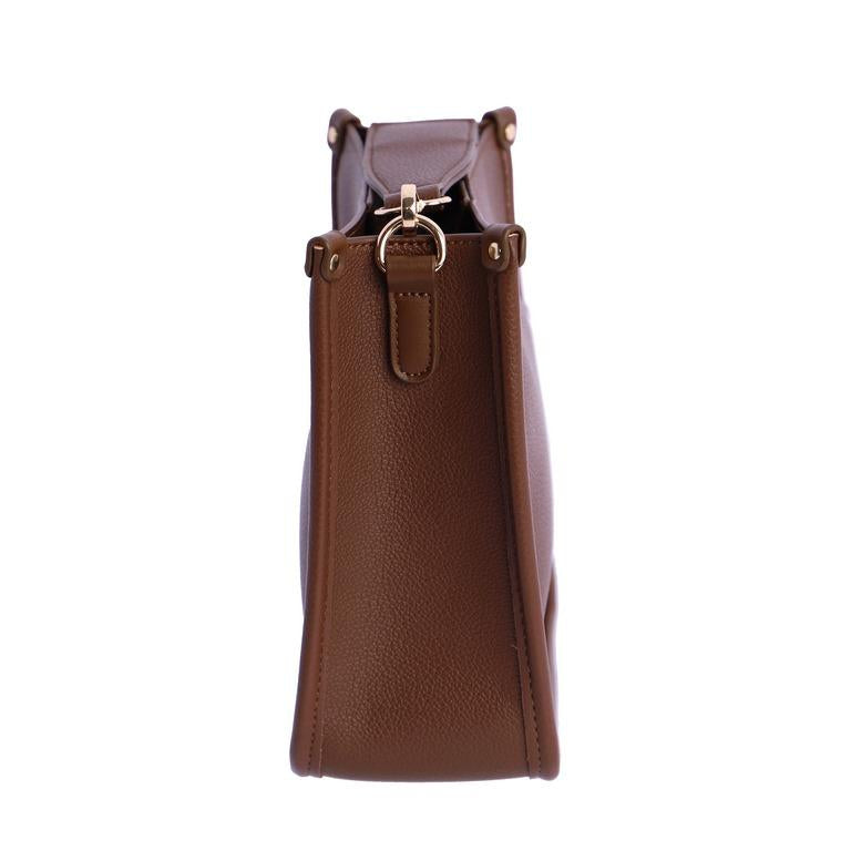 Bandolera marrón don algodón