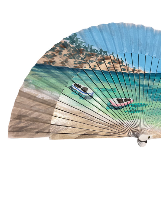Abanico hecho a mano playa