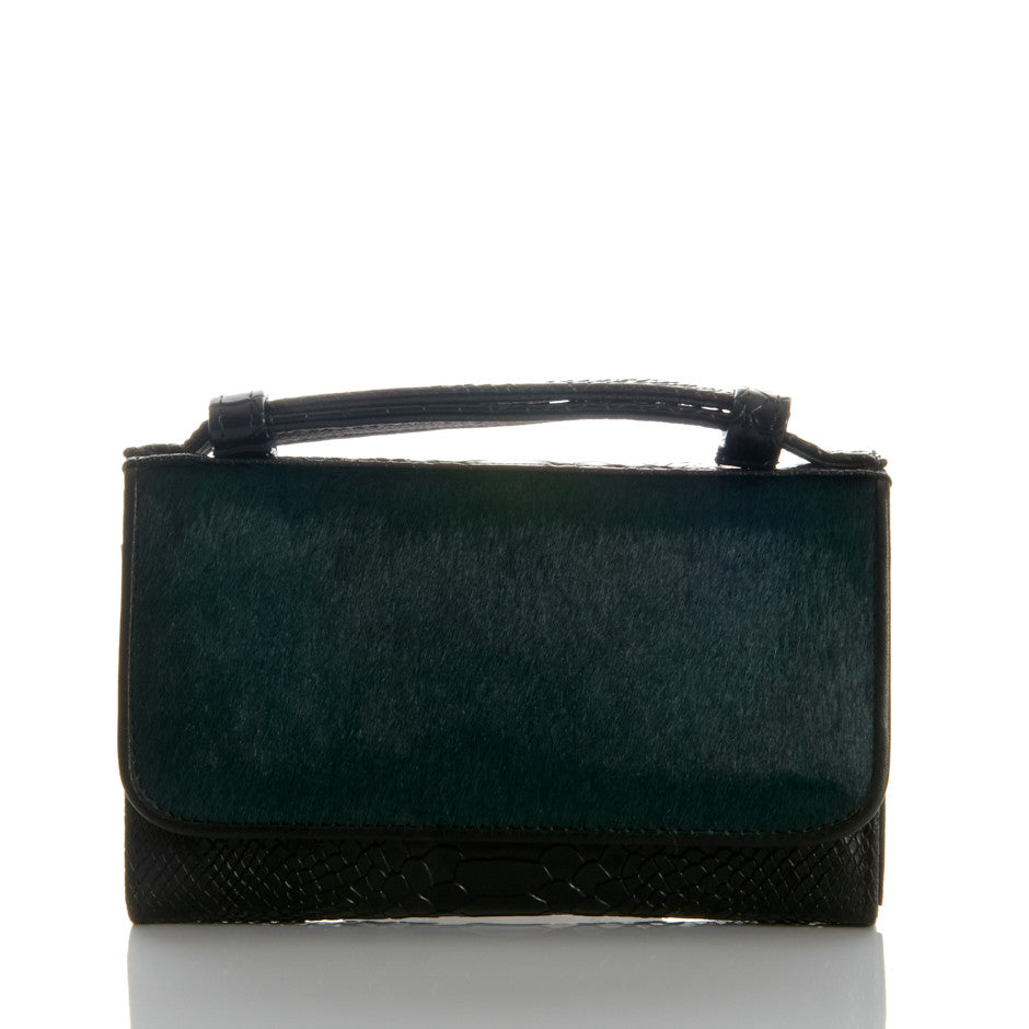 Bolso piel verde