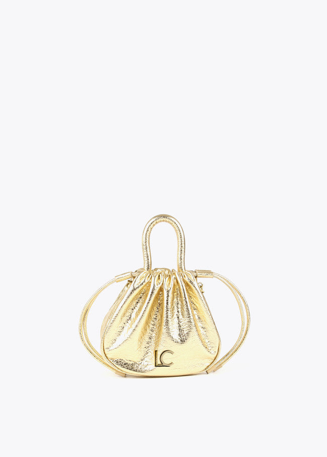 Bolso bandolera dorado Lola Casademunt