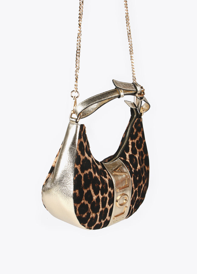 Bolso media luna animal print Lola Casademunt