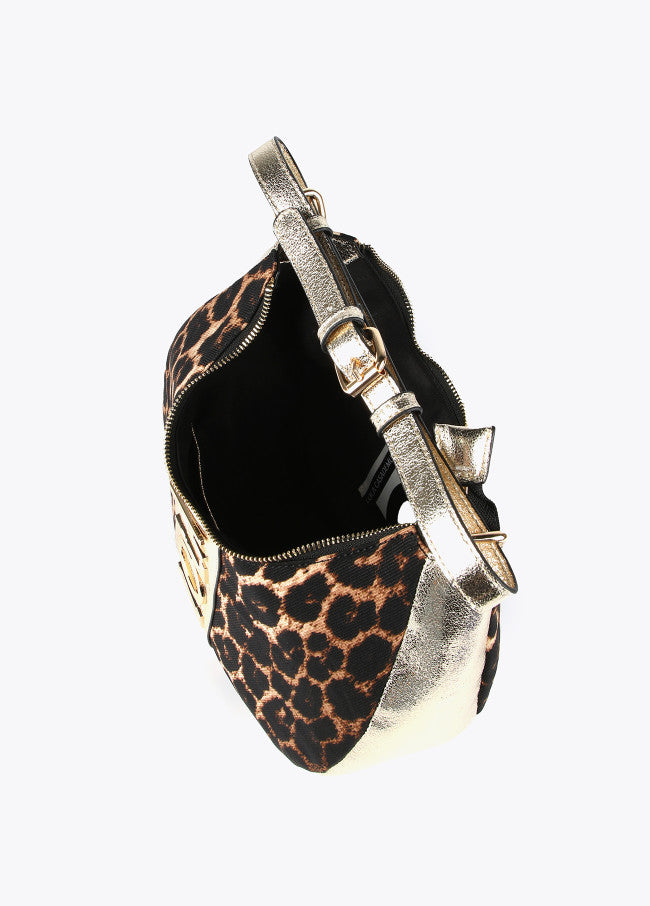 Bolso media luna animal print Lola Casademunt