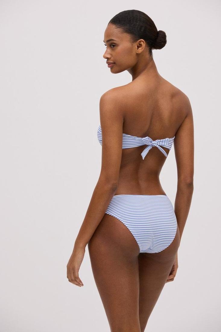 Bikini rayitas azul