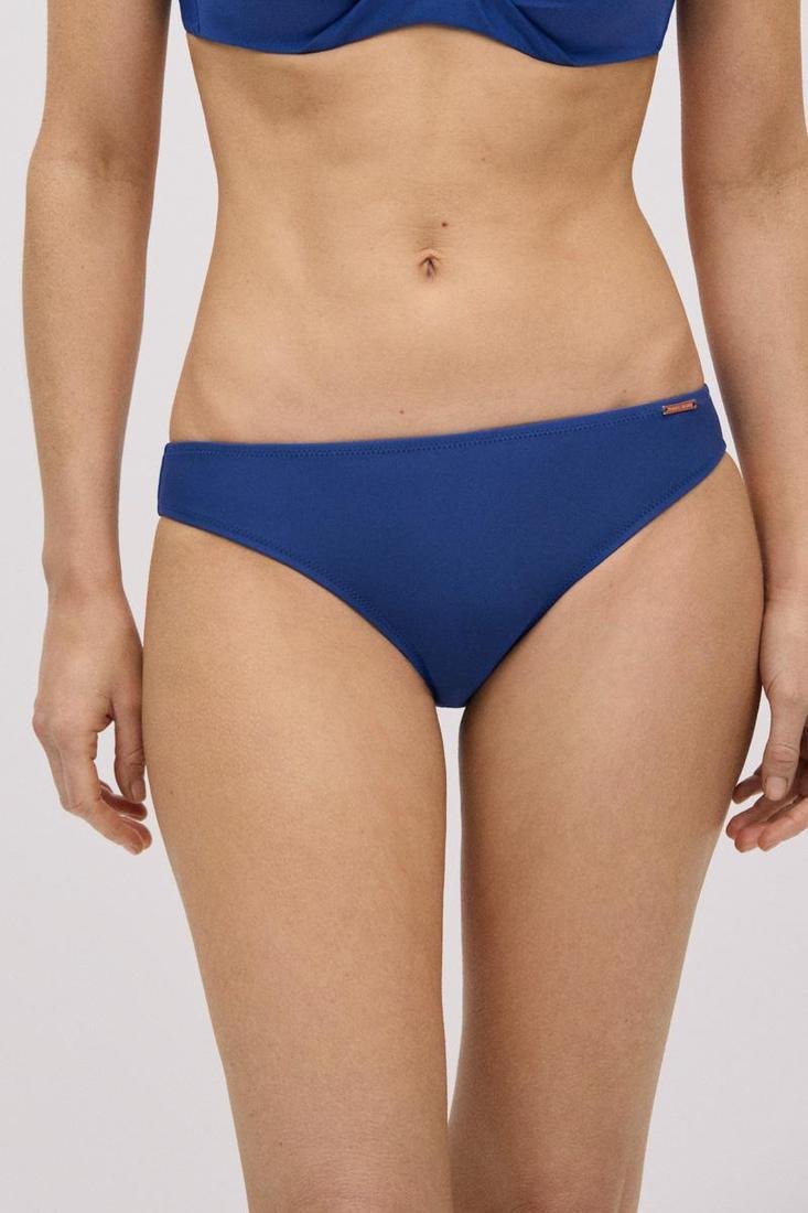Bikini bandeau tirantes desmontables azul
