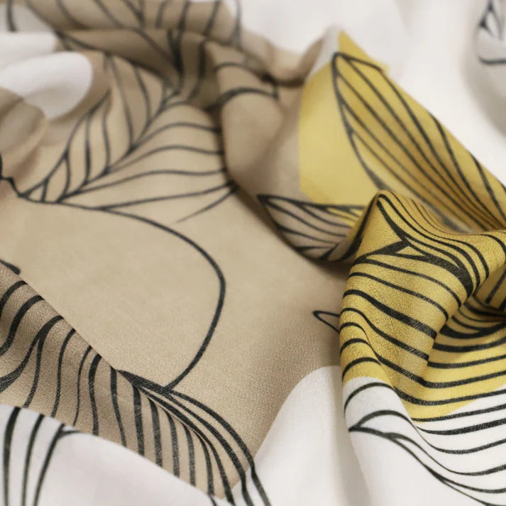 Pañuelo hojas don algodon