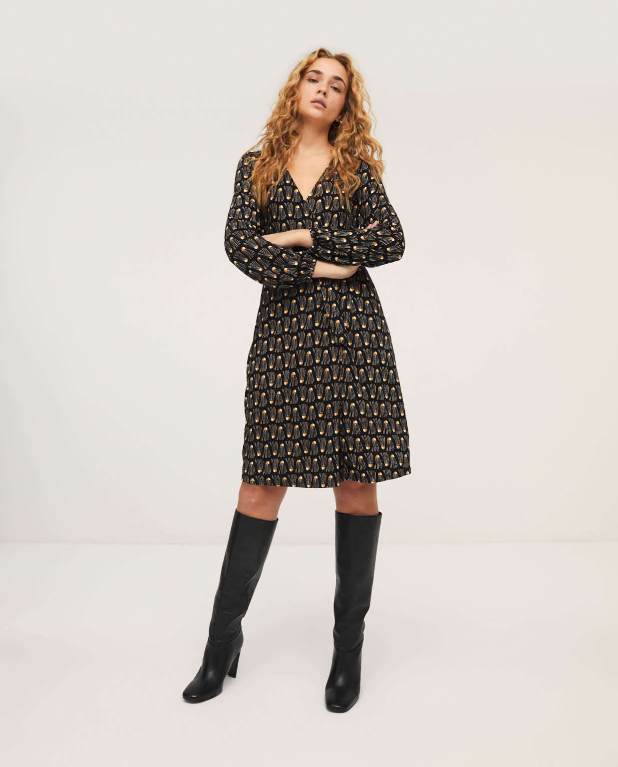 Vestido negro Surkana
