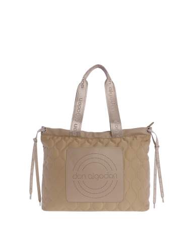 Shopper beig Don algodón