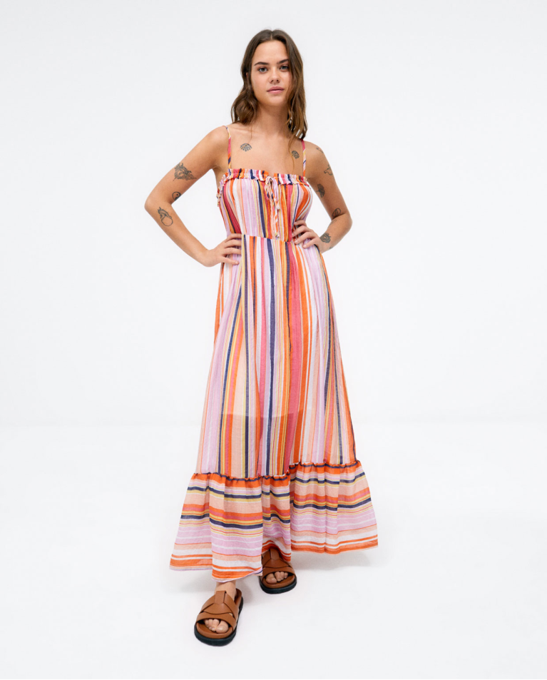 Vestido rayas Surkana