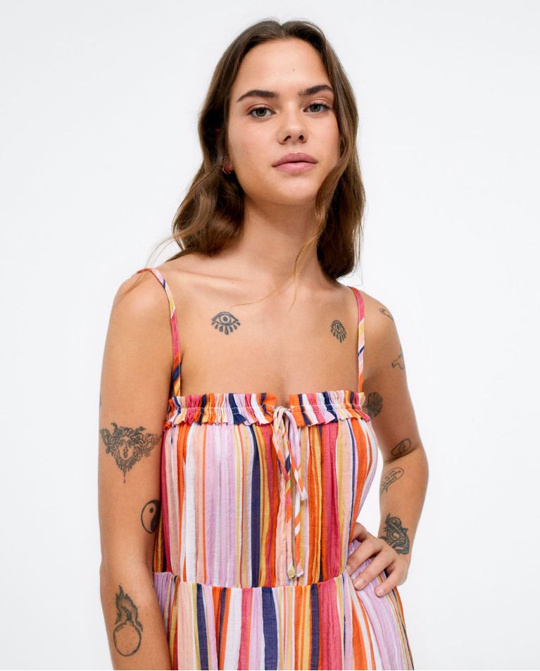 Vestido rayas Surkana