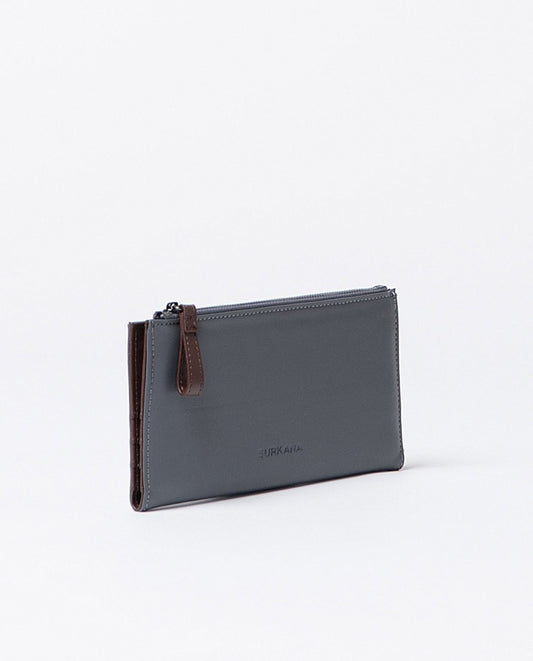 Cartera grande bicolor Gris Surkana