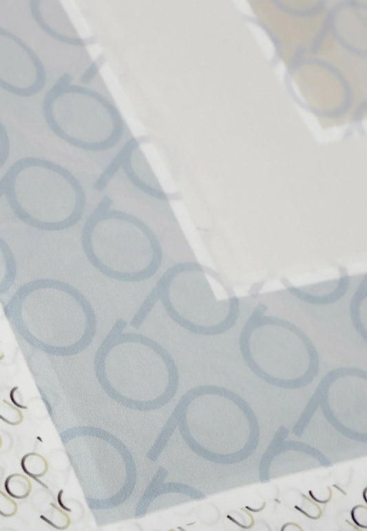 Pañuelo gris azul don algodon