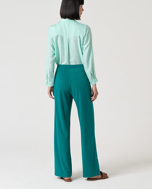 Pantalón recto detalle en cinturilla Esmeralda Surkana