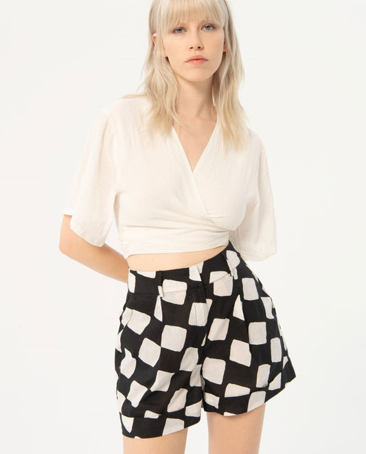 Short estampado calidad voile Surkana