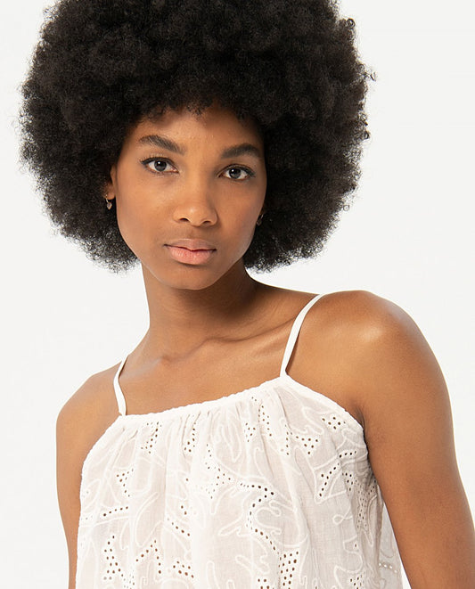 Top calado blanco Surkana