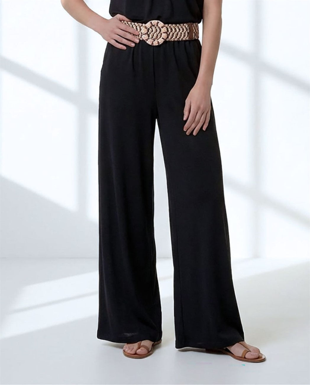 Pantalón ancho negro Surkana