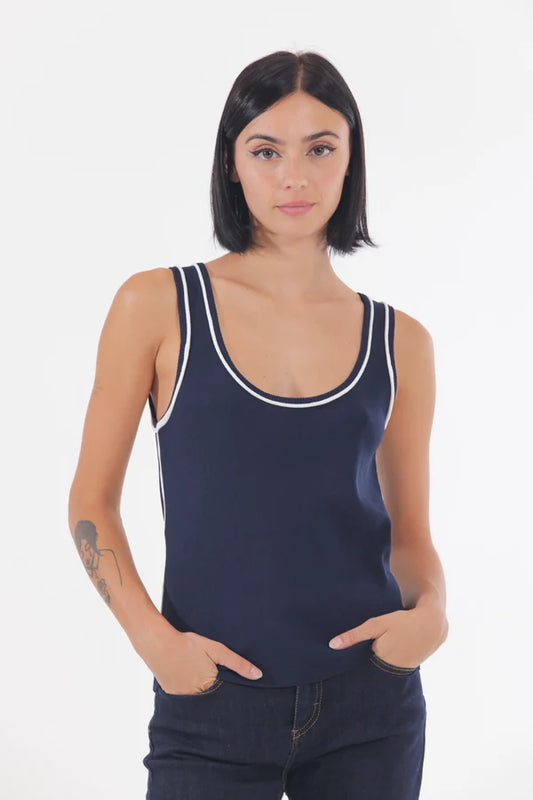 Top punto azul Mimi-Mua