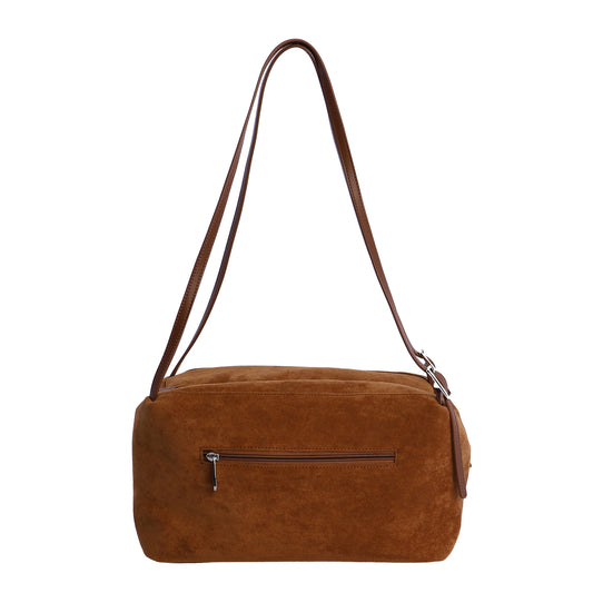 Bolso hombro marrón amichi