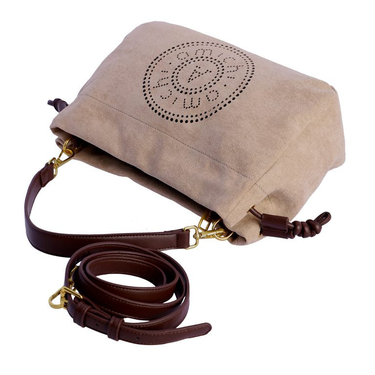 Bandolera beige amichi