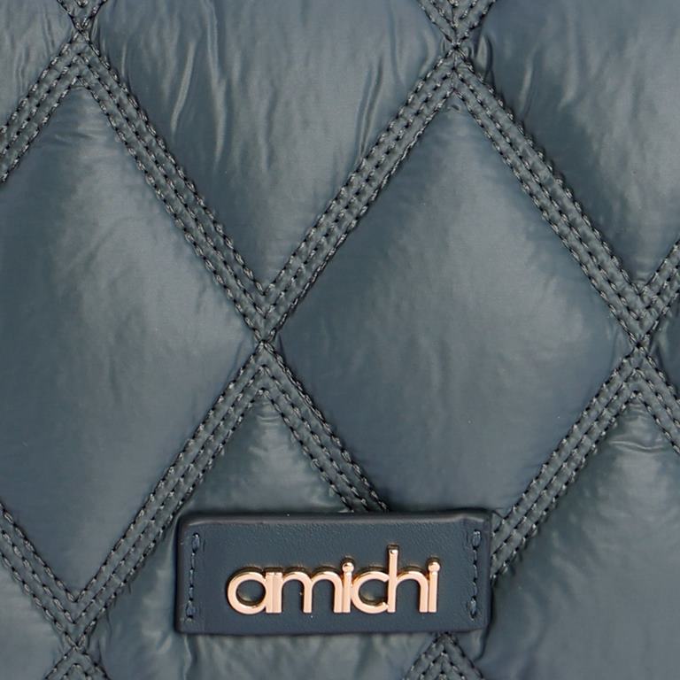 Bandolera verde acolchada amichi