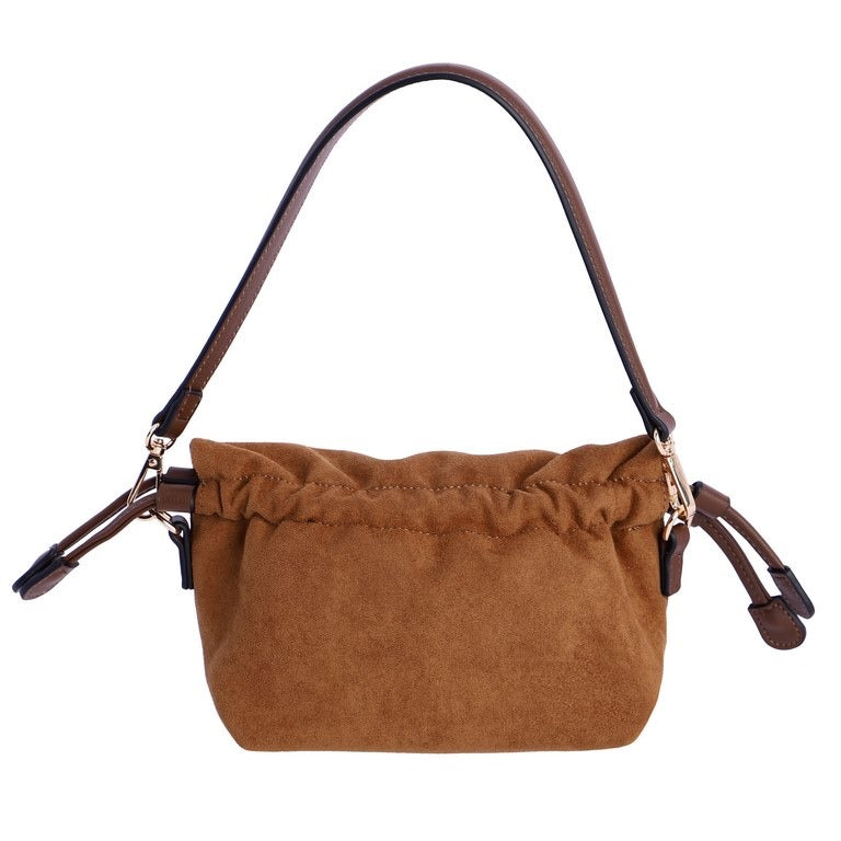 Bandolera pequeña camel amichi