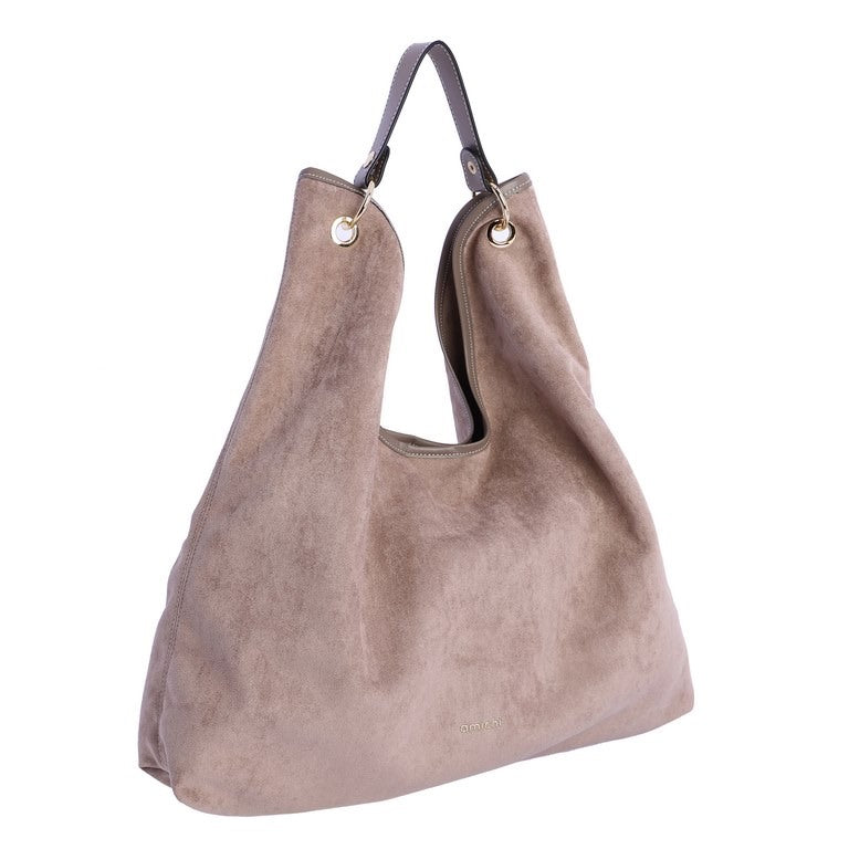Bolso hombro taupé amichi