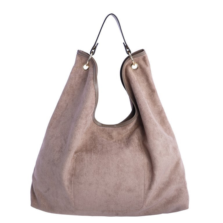 Bolso hombro taupé amichi