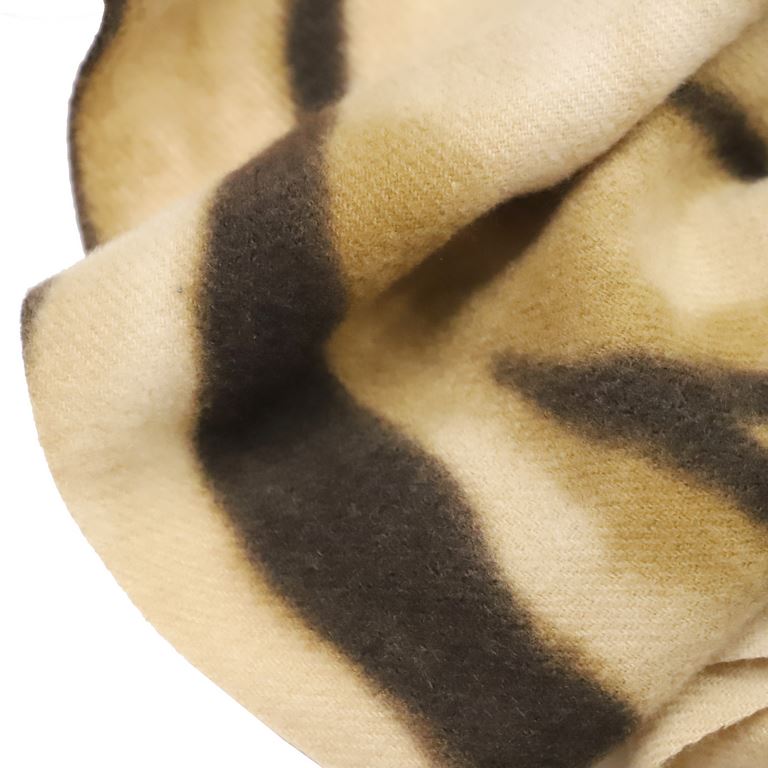 Bufanda estampado print marrón camel