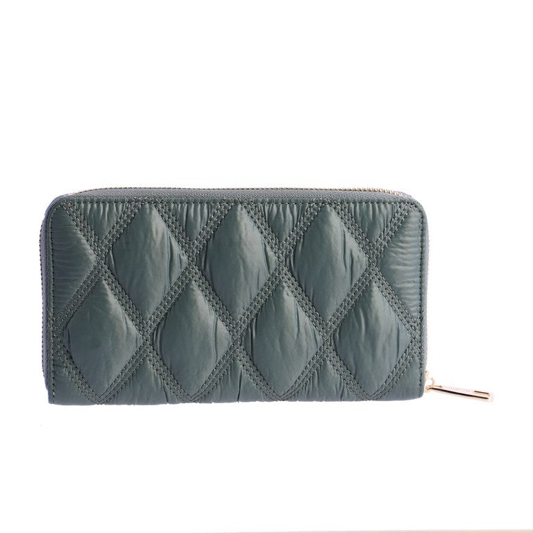 Cartera verde acolchada amichi