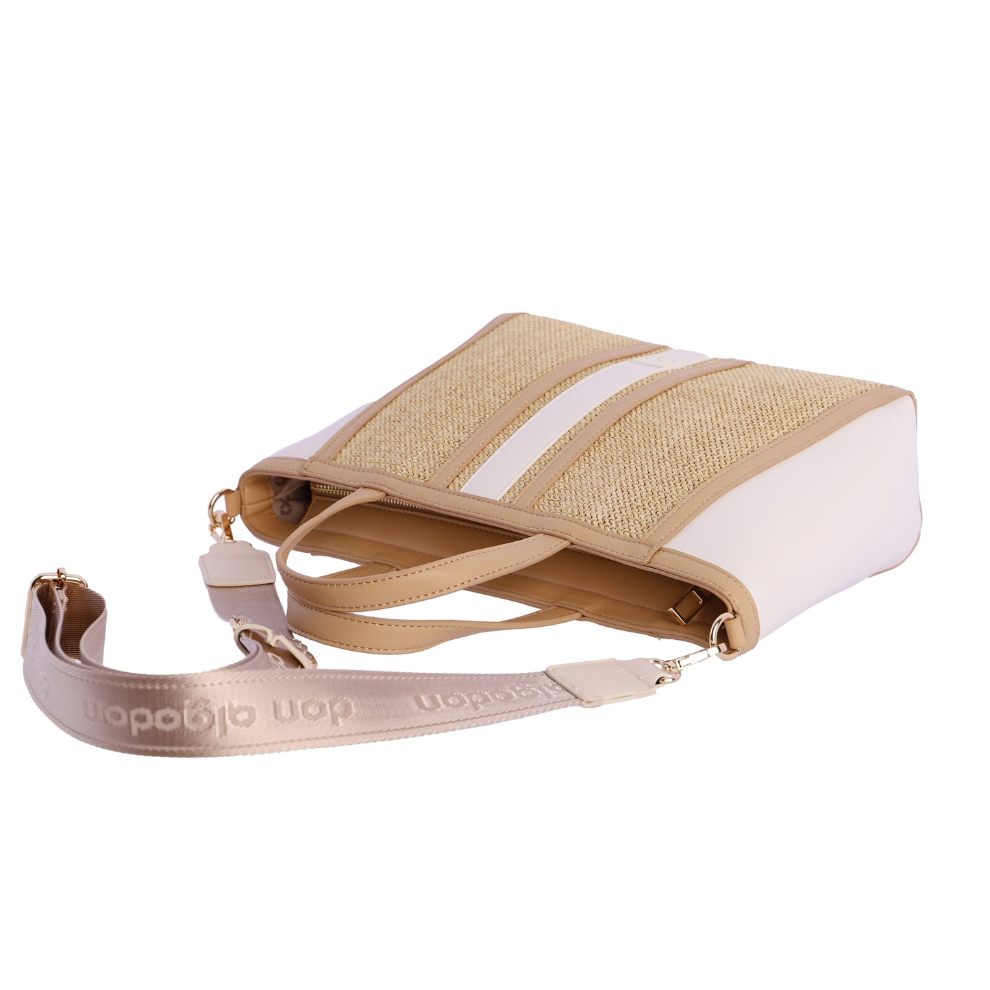 Shoper con asa natural don algodon