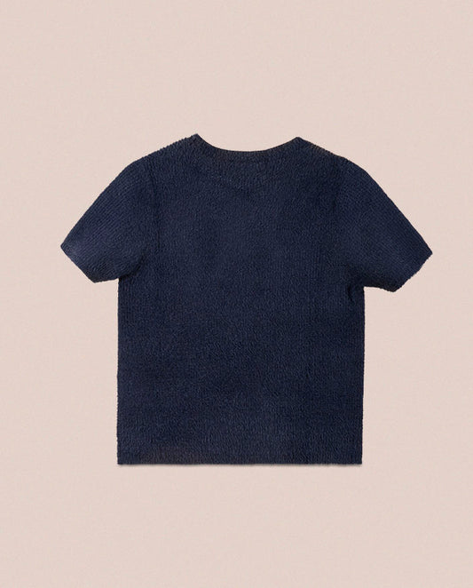 Jersey manga corta azul don algodon