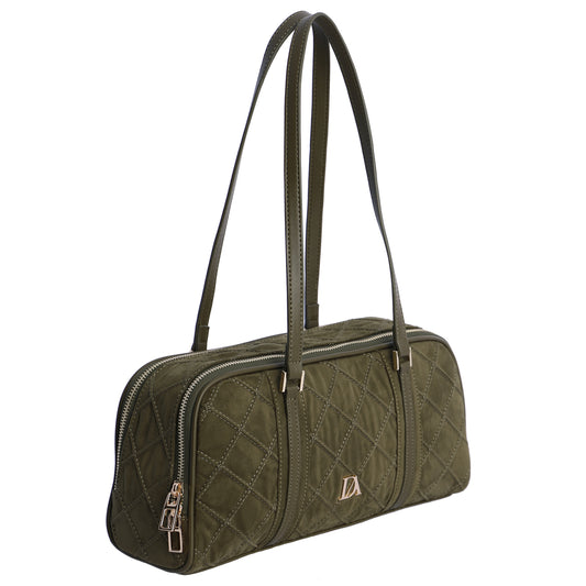 Bolso hombro kaki don algodon