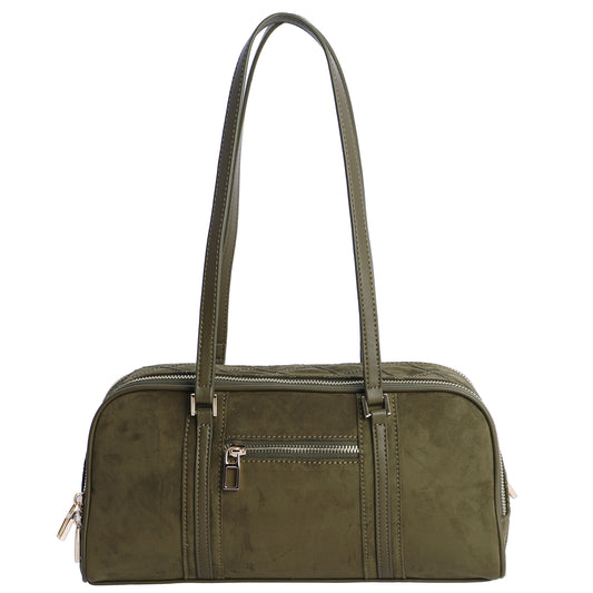 Bolso hombro kaki don algodon