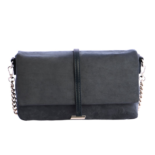 Bandolera mano azul marino don algodon