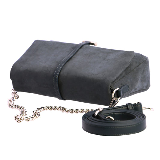 Bandolera mano azul marino don algodon